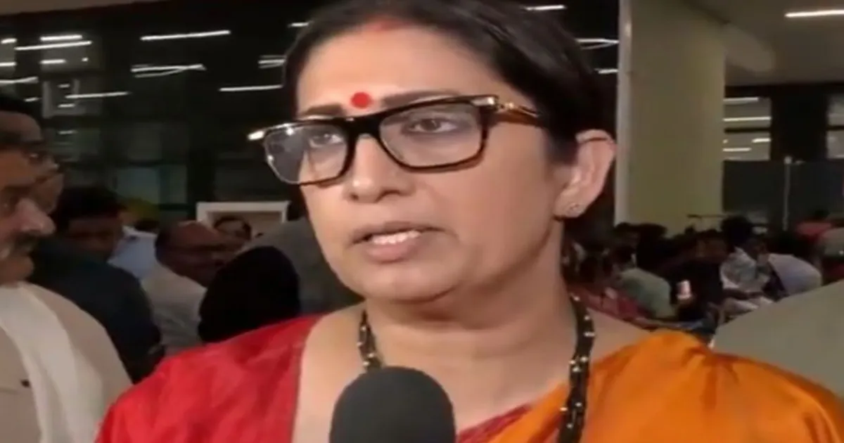 Smriti Irani's 'Khisiyani Billi' Jab at Congress Shirtless Protest at AI Summit