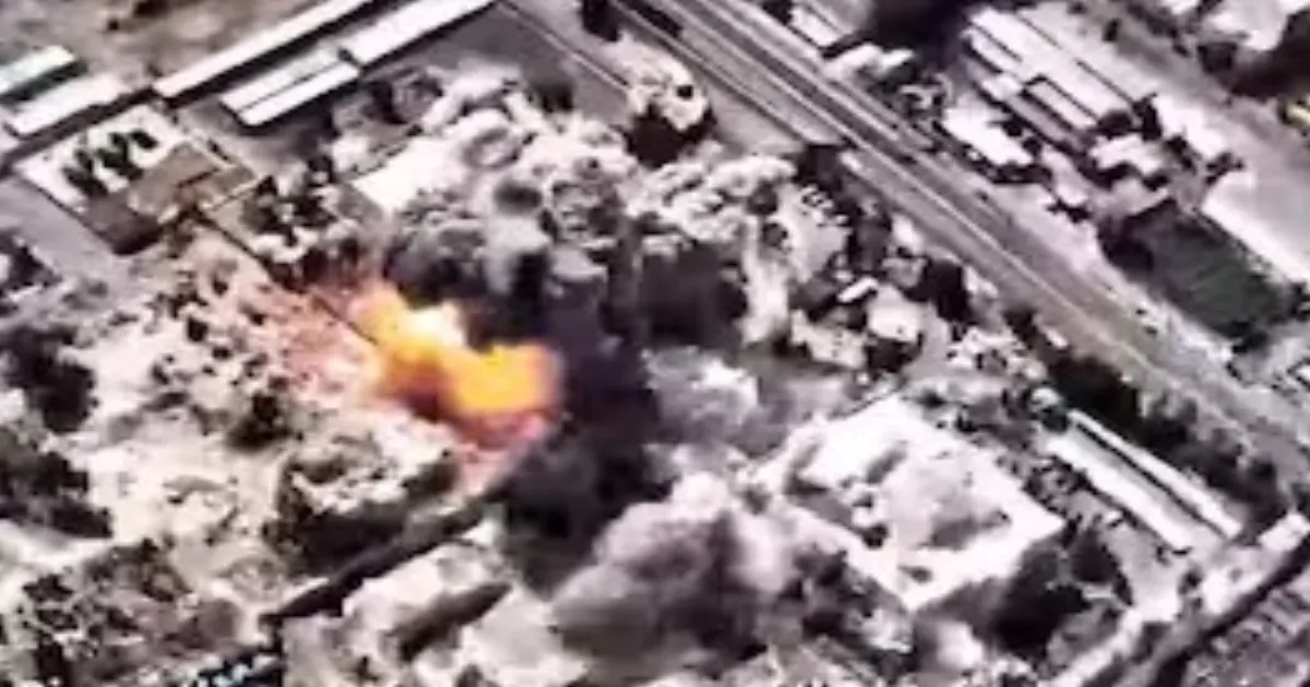 Israel Defense Forces  Releases Aerial Footage of Strike in Central Tehran