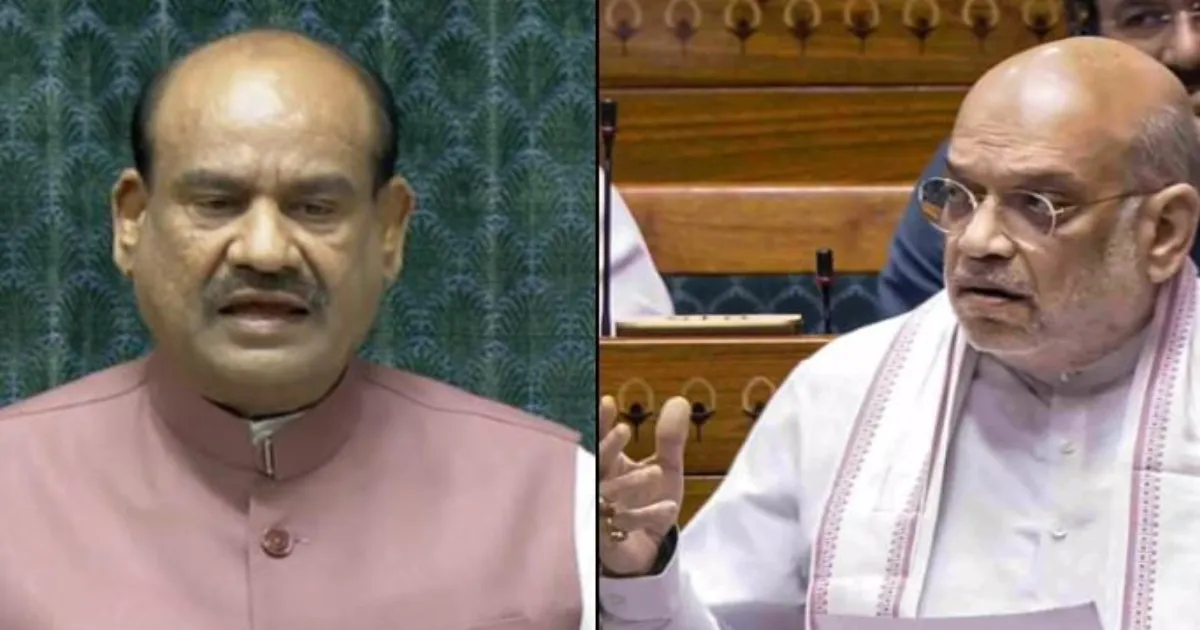 Amit Shah Rejects Opposition Claims, Defends Lok Sabha Speaker Om Birla