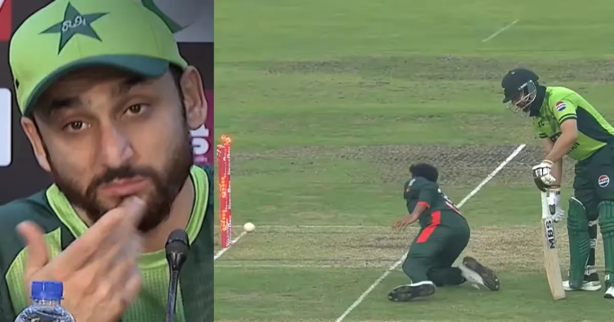 Salman Ali Agha Penalised After Controversial Run-Out by Mehidy Hasan Miraz