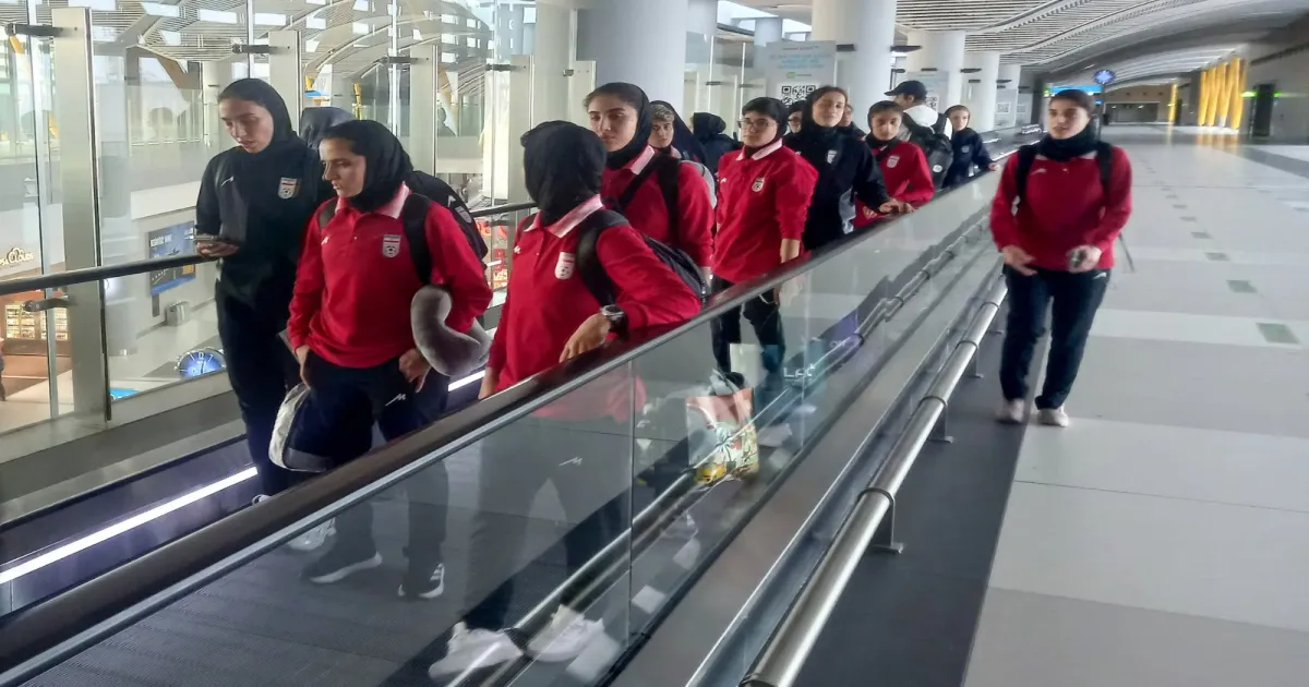 Iran Women's Football Team Arrives in Turkey En Route to Iran