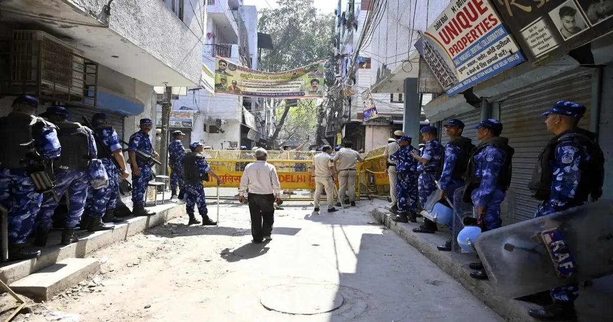 Heavy Security Deployed In Uttam Nagar For Eid After Court Directive