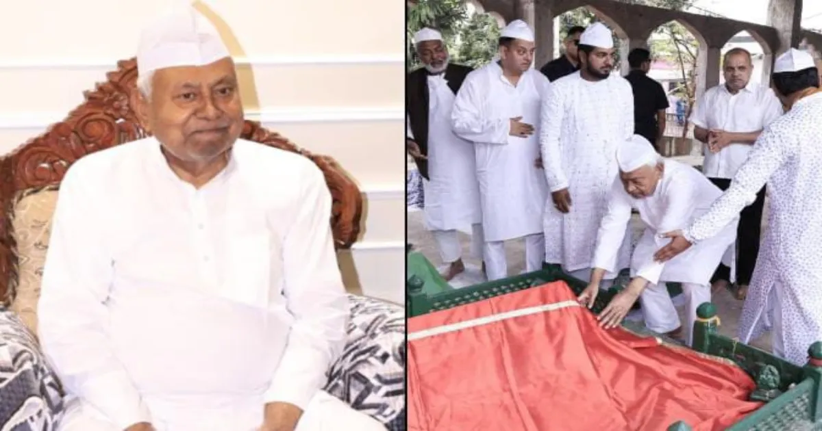 Bihar CM Nitish Kumar Promotes Communal Harmony With Eid Prayers in Patna