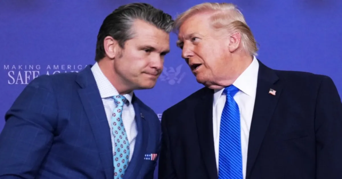 Trump Pins Responsibility for Iran Strikes on Defence Secretary Hegseth