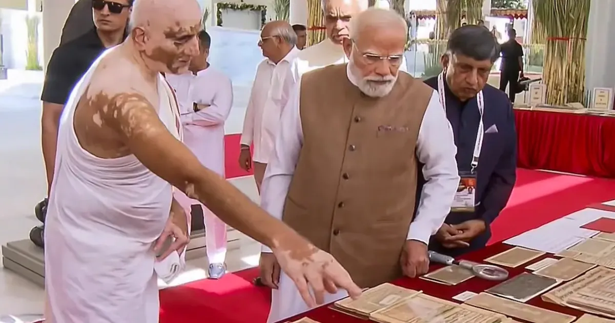 PM Modi: Previous Governments Ignored Ancient Manuscripts of Jain Tradition