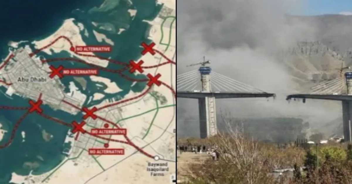 Iran Releases List Of Gulf Bridges Following US-Israel Strike On Karaj B1 Structure