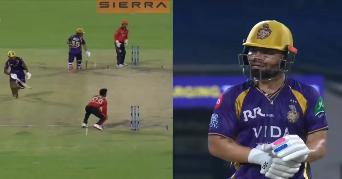 Rinku Singh Reacts After Raghuvanshi Run-Out As KKR Suffer Heavy Loss To SRH