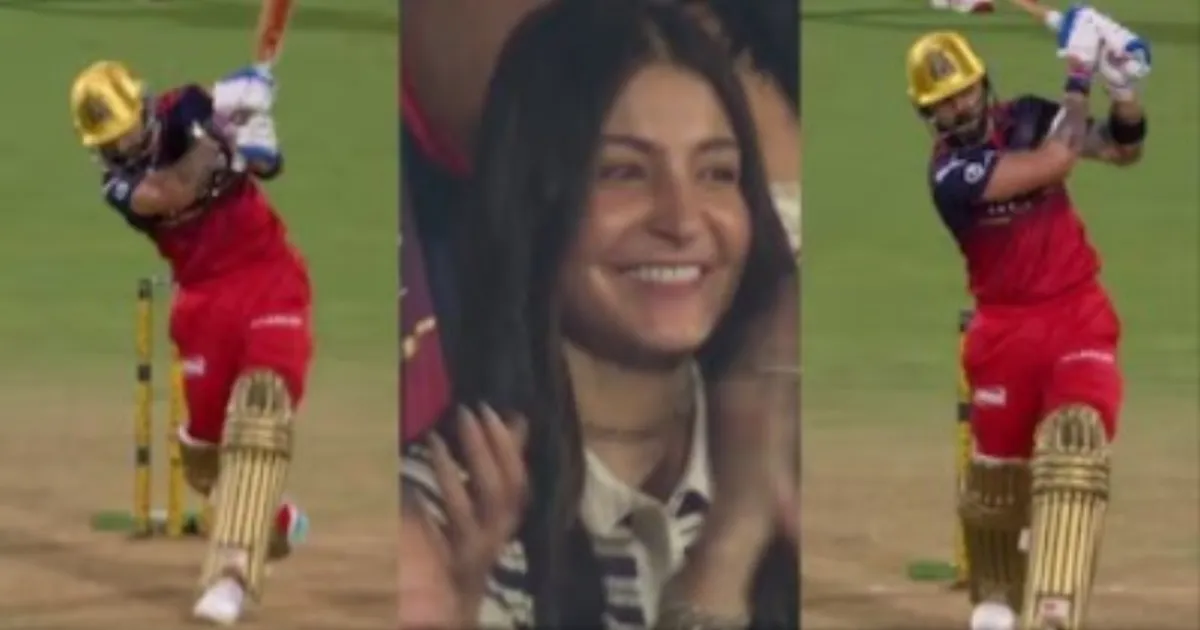 Virat Kohli Hits No-Look Six Against CSK, Anushka Sharma Reacts