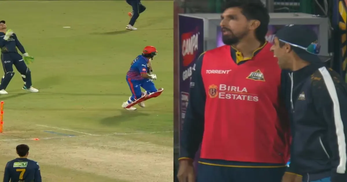 Four Overthrows By Shubman Gill Trigger Ashish Nehra’s Anger During GT vs DC