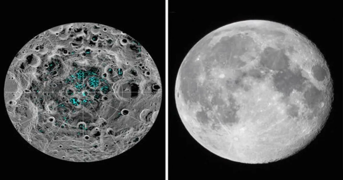 Scientists Report Moon’s Polar Ice Accumulated Over 1.5 Billion Years