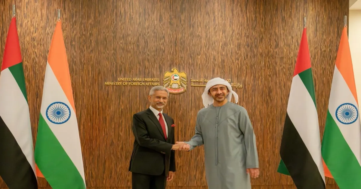 Jaishankar Holds Talks With UAE Deputy PM, Praises Gulf Leadership