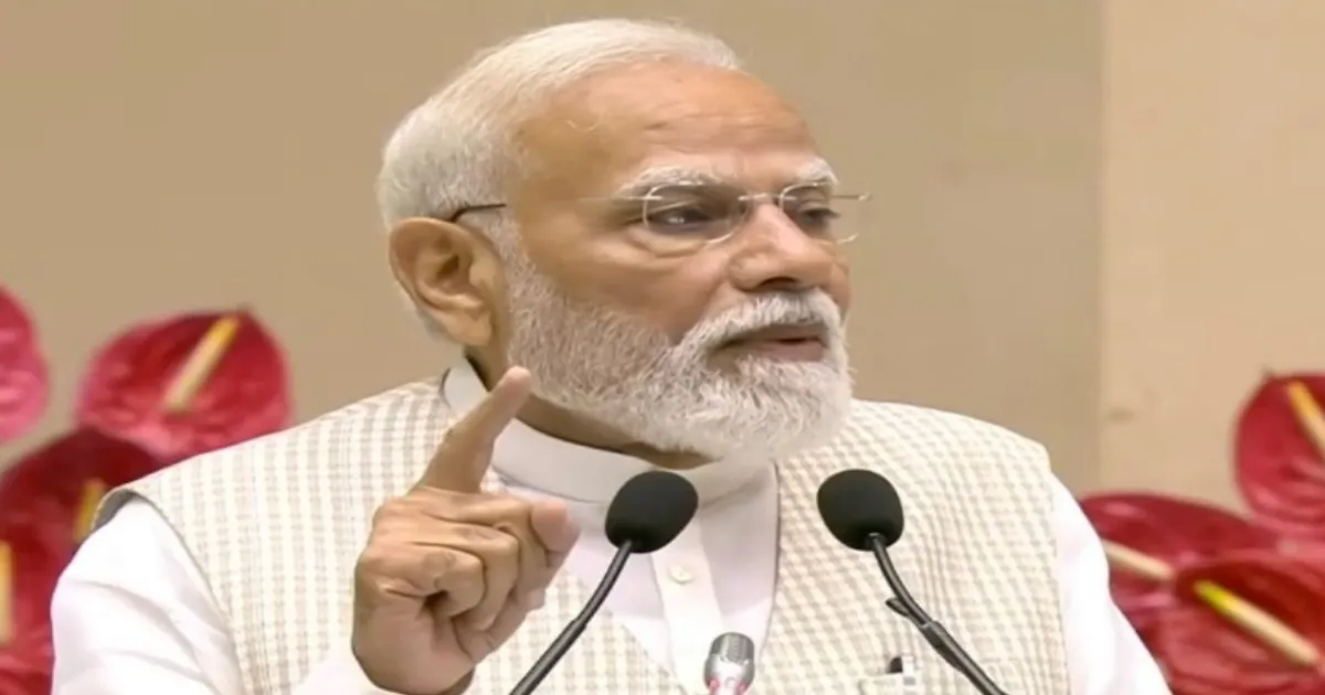 PM Modi Addresses Nari Shakti Sammelan, Emphasises Women In Governance
