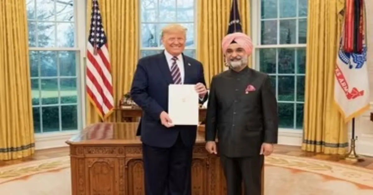 Donald Trump Commends TS Sandhu as Delhi Lt Governor for Strengthening US-India Ties