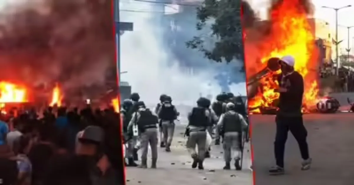 #JUSTIN: Torch Protest In Manipur Over Blast Victims Leads To Clashes With Security Forces