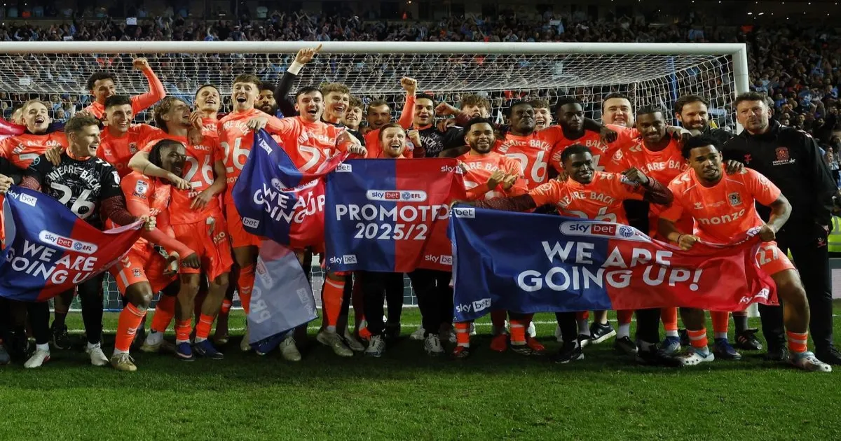 Coventry City Clinch Promotion, Ending 25-Year Absence From Premier League