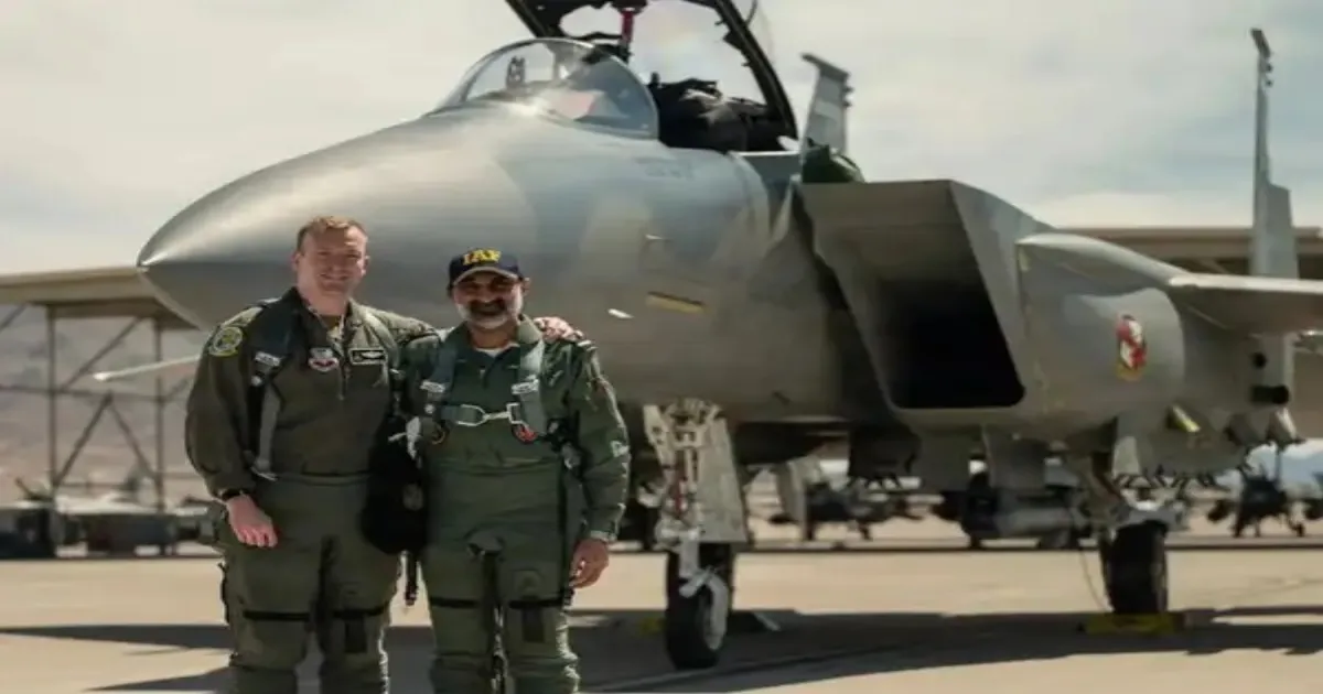 Indian Air Force Chief Flies F-15 Jet During Official US Defence Visit