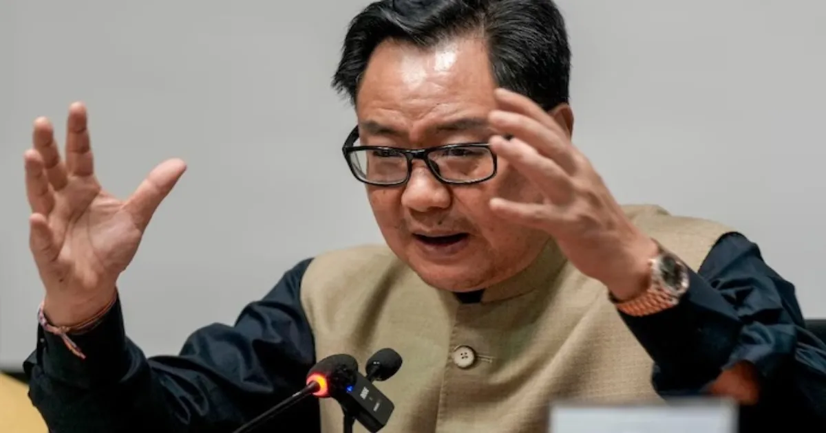 Kiren Rijiju Criticises Congress After Women’s Reservation Bill Fails In Lok Sabha