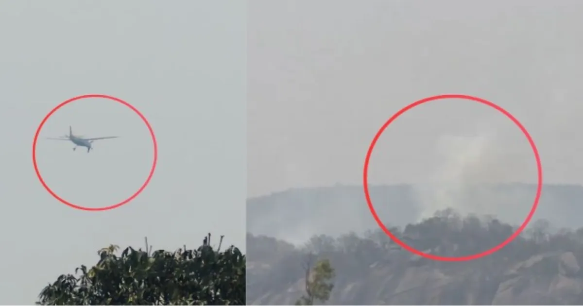 Plane Crashes In Chhattisgarh Hillside, Casualties Feared As Rescue Teams Respond