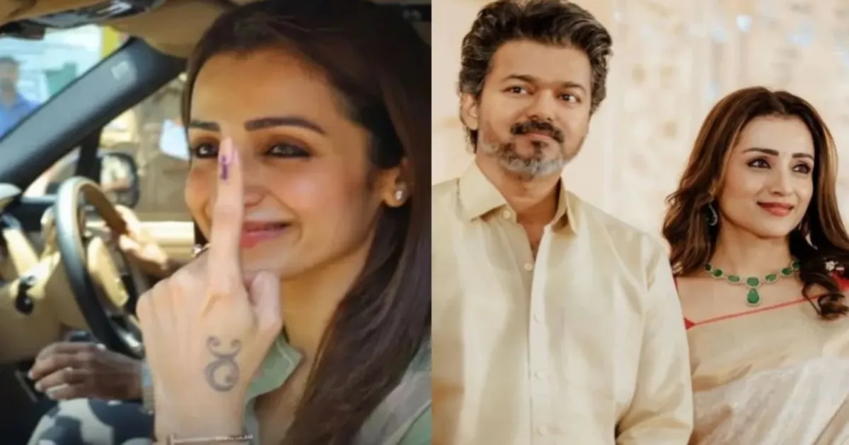 Trisha Krishnan Shares Post After Voting, Fans Link It To Vijay And TVK Party