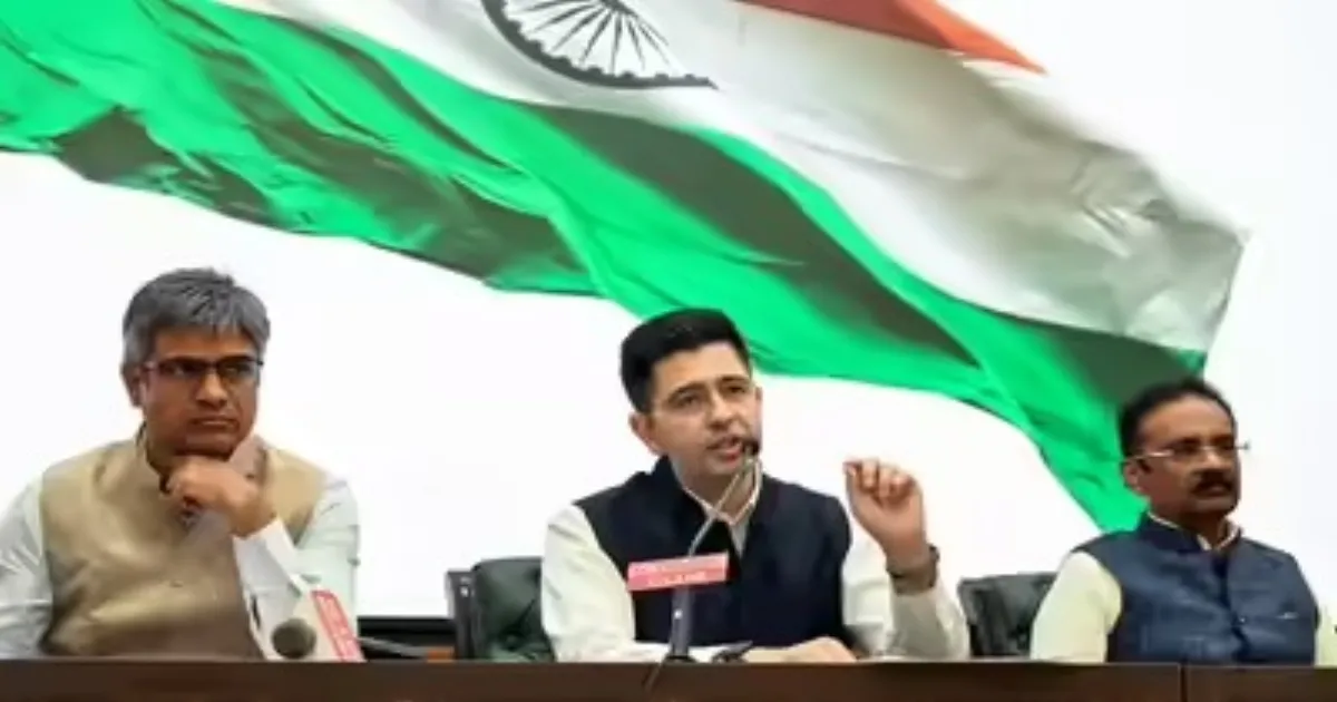 AAP Reacts As Raghav Chadha And MPs Reportedly Plan BJP Merger