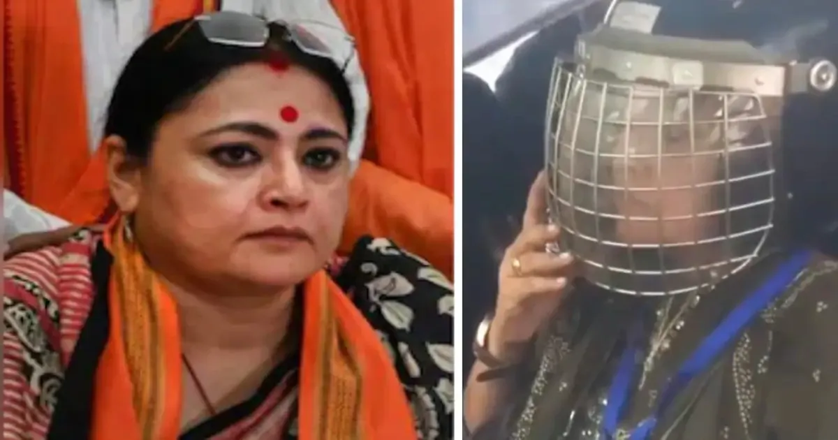 BJP MLA Agnimitra Paul Alleges Third Attack, Wore Helmet During Bengal Polling