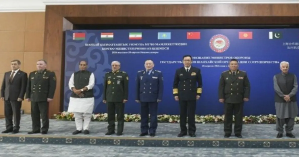 Rajnath Singh Calls For Collective Action Against Terrorism At SCO Defence Ministers’ Meeting