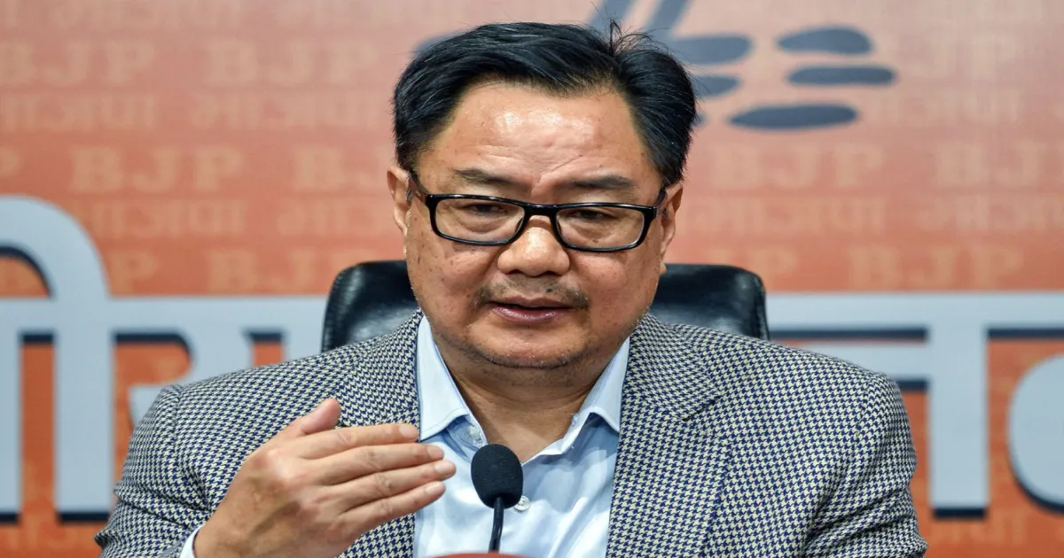 Kiren Rijiju Criticises Opposition For Attacking EC, Judiciary And Other Institutions