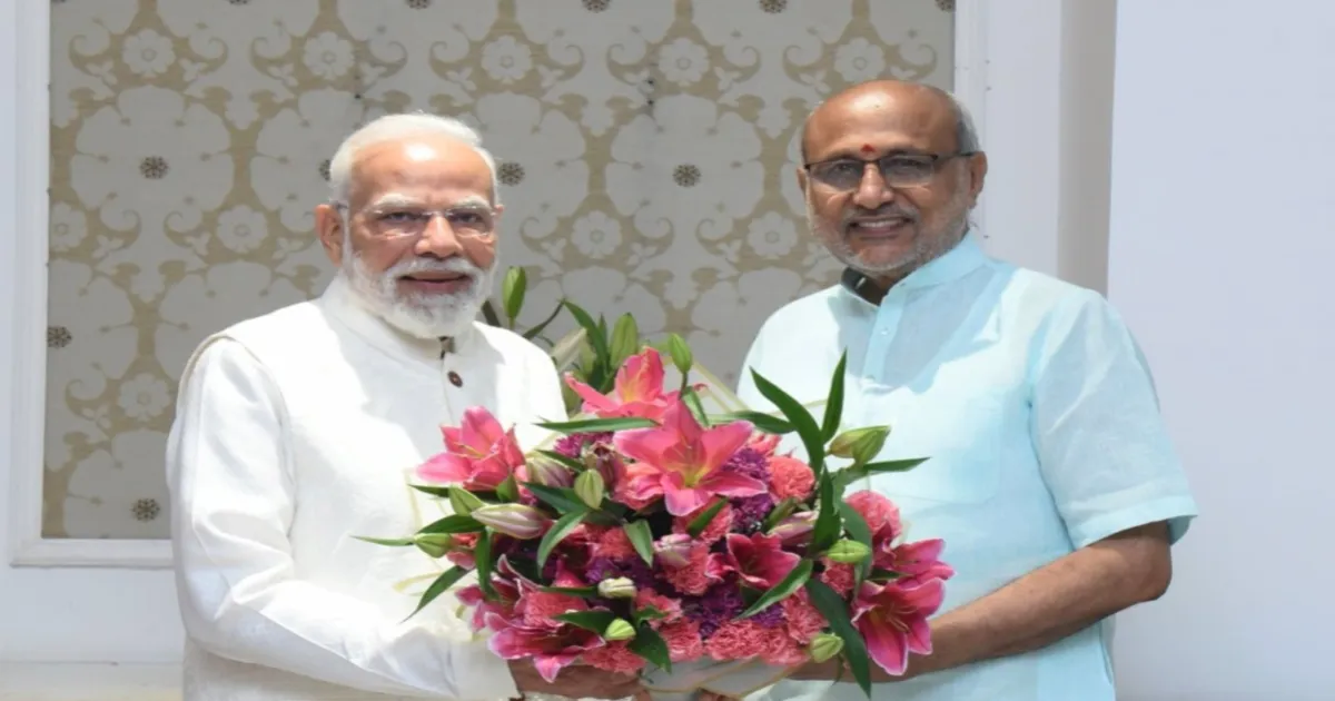 PM Modi Extends Birthday Wishes To VP CP Radhakrishnan, Praises Democratic Commitment