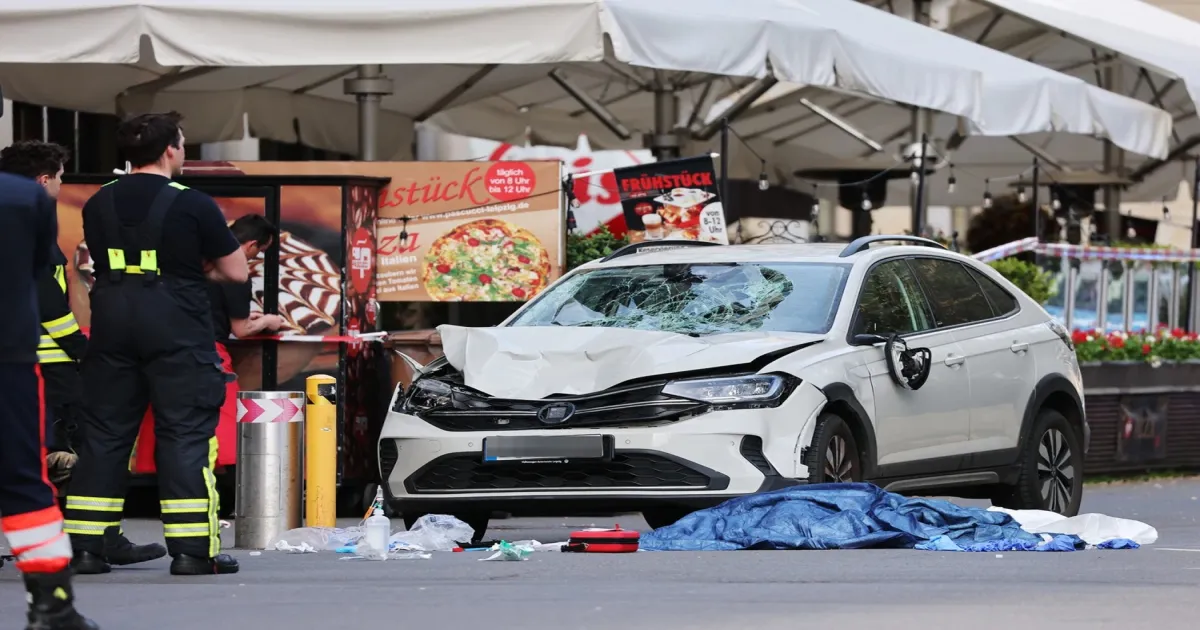 Two Killed as Car Drives Into Crowd in Germany’s Leipzig Shopping Area