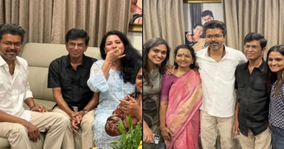 Vijay Marks Tamil Nadu Victory With Family Celebration in Chennai