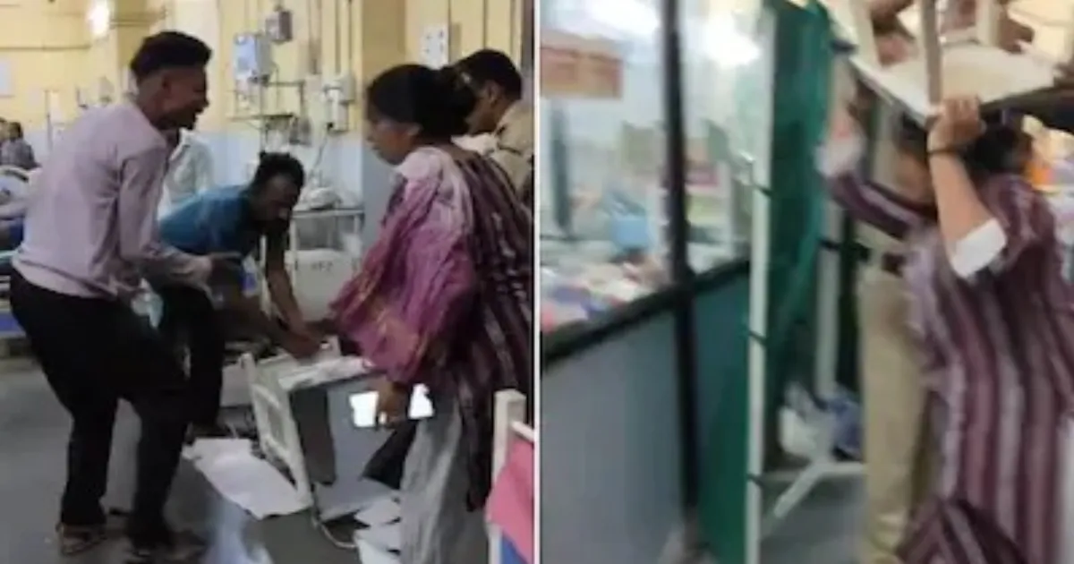 On Camera: Mob Ramps Up Violence at Ulhasnagar Hospital After Patient's Death