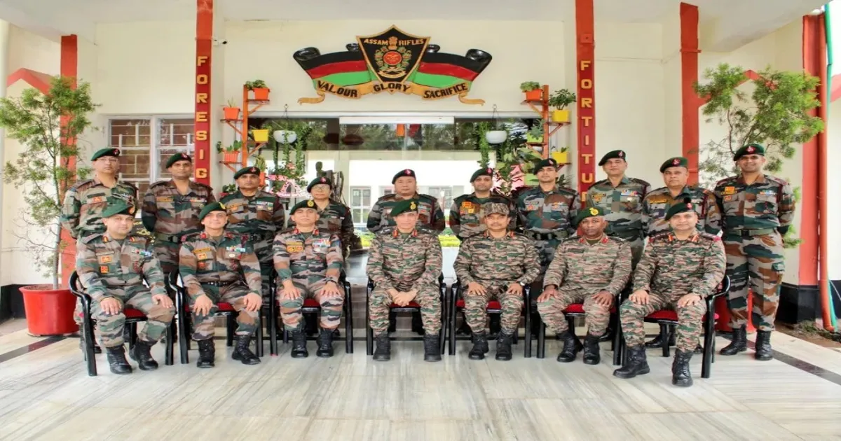 Senior Army Officer Reviews Security Situation In Manipur’s Forward Areas