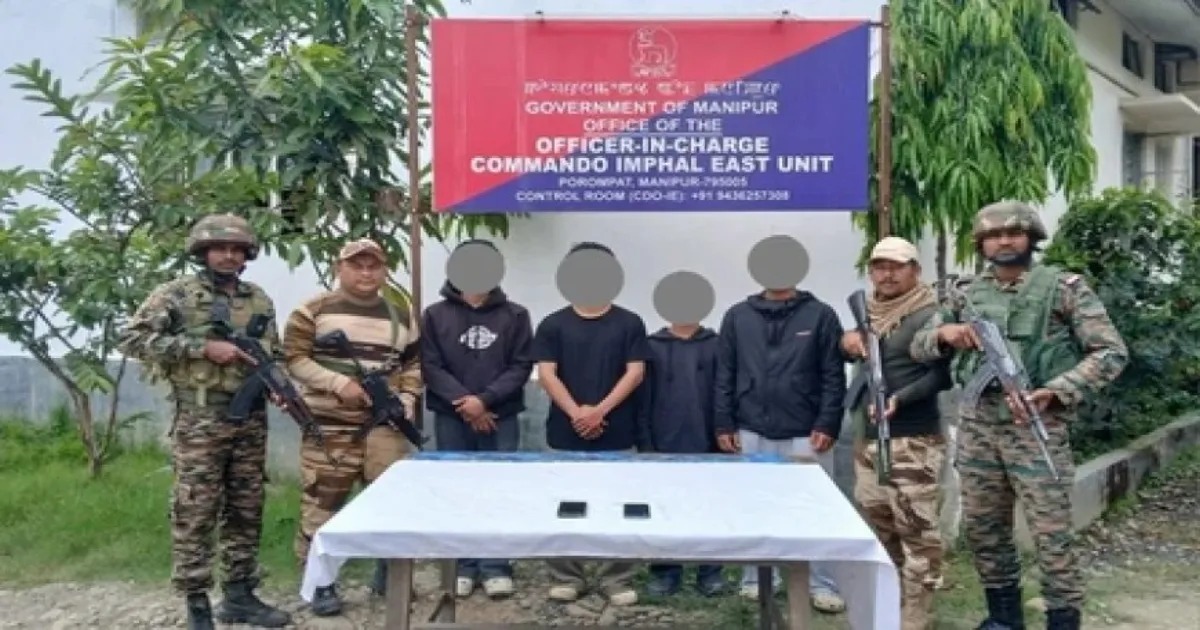 Eight Militants Including Two Top Leaders Arrested In Manipur, Arms And Ammo Seized