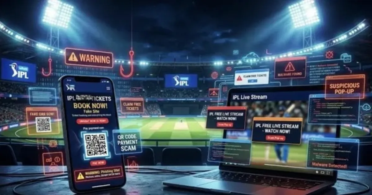 IPL 2026 Scam Alert: 600 Fake Ticket Sites, 400 Streaming Links Target Fans