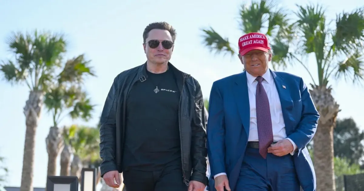 Donald Trump Travels To Beijing With Business Delegation Including Elon Musk