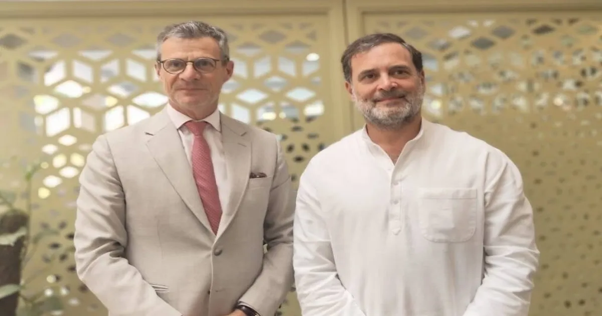 EU Heads Of Missions Discuss India–EU Ties With Rahul Gandhi