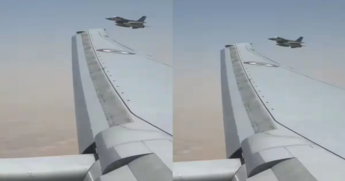 PM Modi’s Plane Escorted By F-16 Jets In UAE Airspace During UAE Visit