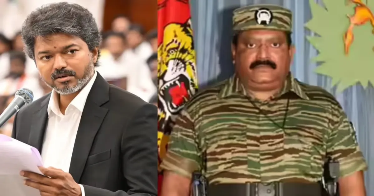 Vijay’s Tribute to Velupillai Prabhakaran Ignites Political Debate in Tamil Nadu