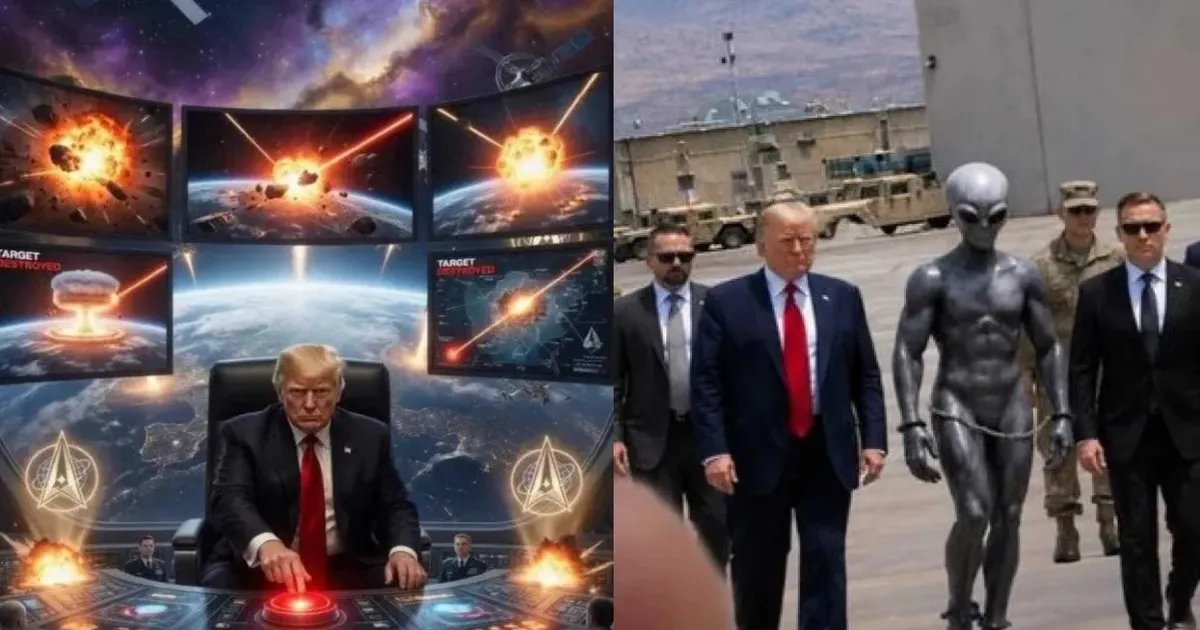 Donald Trump Posts AI-Generated Alien Images Following US UFO Document Release