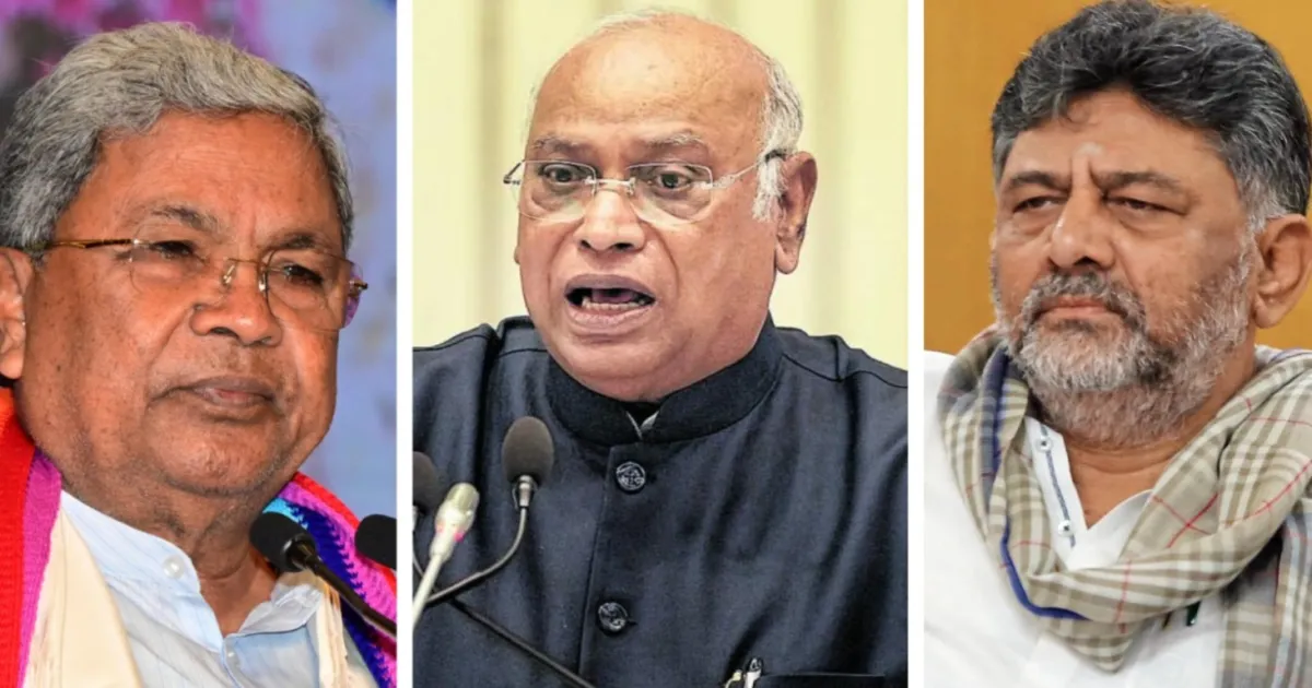 Kharge Discusses Karnataka Political Situation With Siddaramaiah And Shivakumar