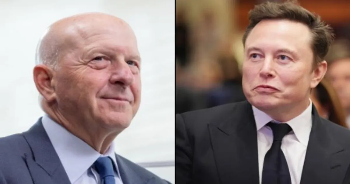 Goldman Sachs CEO David Solomon Slides Into Elon Musk DMs Over SpaceX IPO Battle