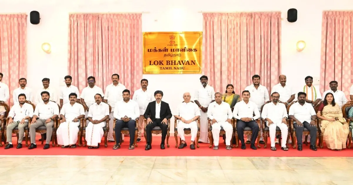 Tamil Nadu CM Vijay Reshuffles Cabinet, Allocates Key Portfolios Including AI Ministry