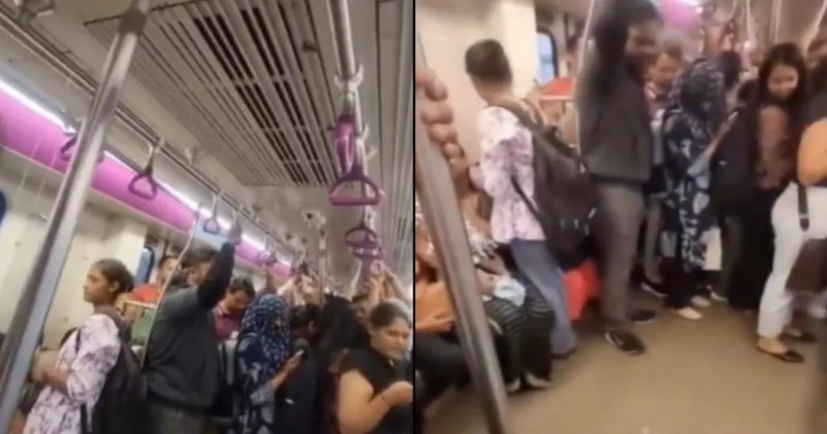 Rainwater Enters Pune Metro Coach On Pimpri–Swargate Purple Line During Heavy Showers