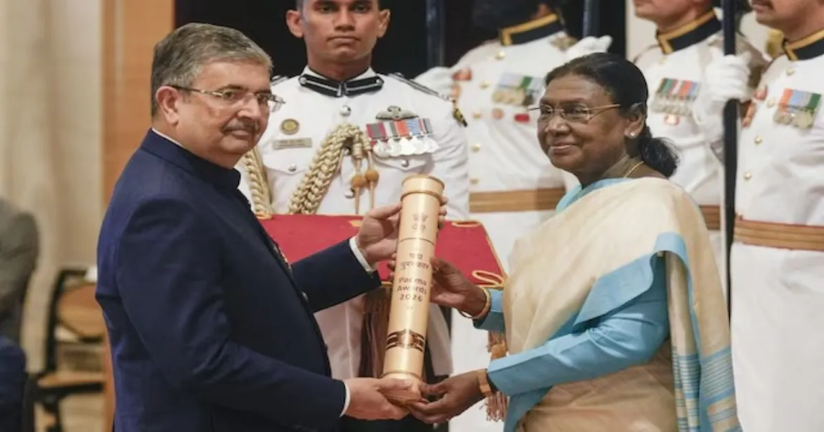 President Murmu Confers Padma Bhushan On Uday Kotak For Banking Contributions