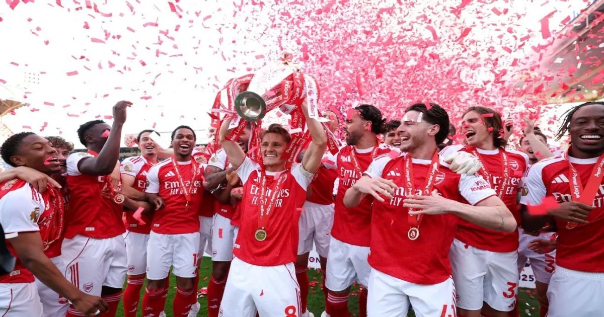 Arsenal Lift Premier League Trophy, Ending 22-Year Wait Under Mikel Arteta