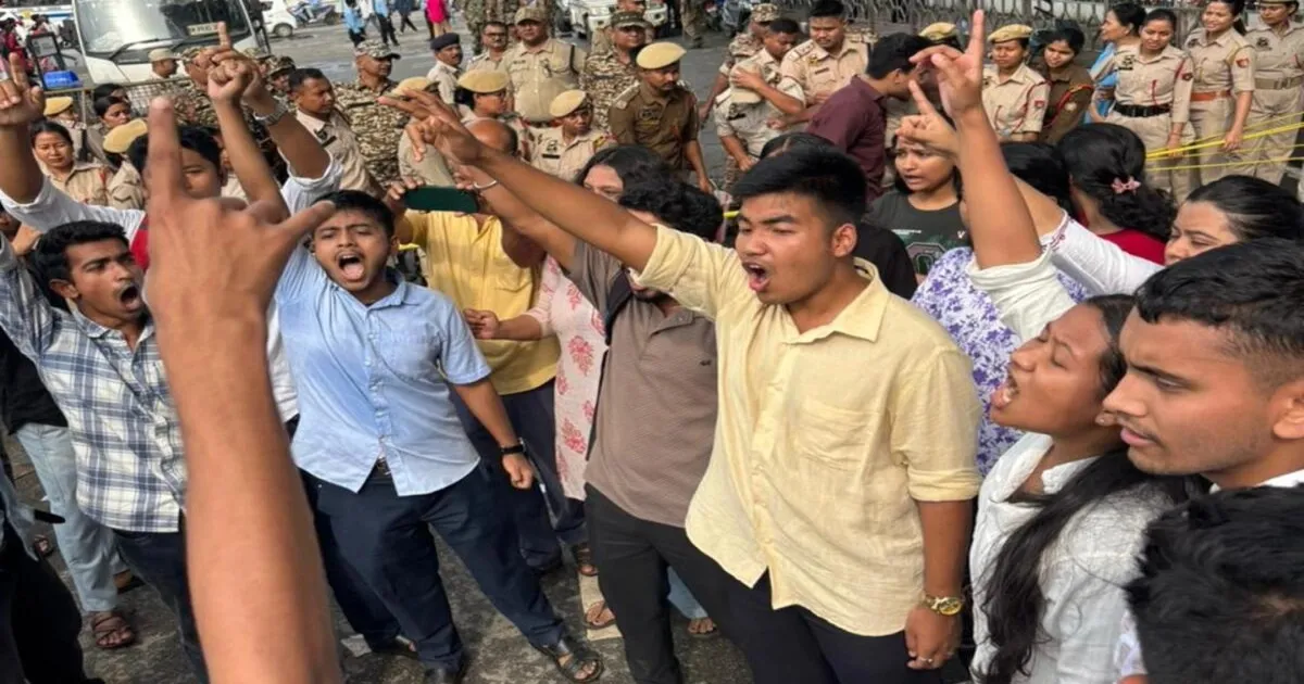 Students Protest Fee Hike at Gauhati University, Demand Admission Fee Relief