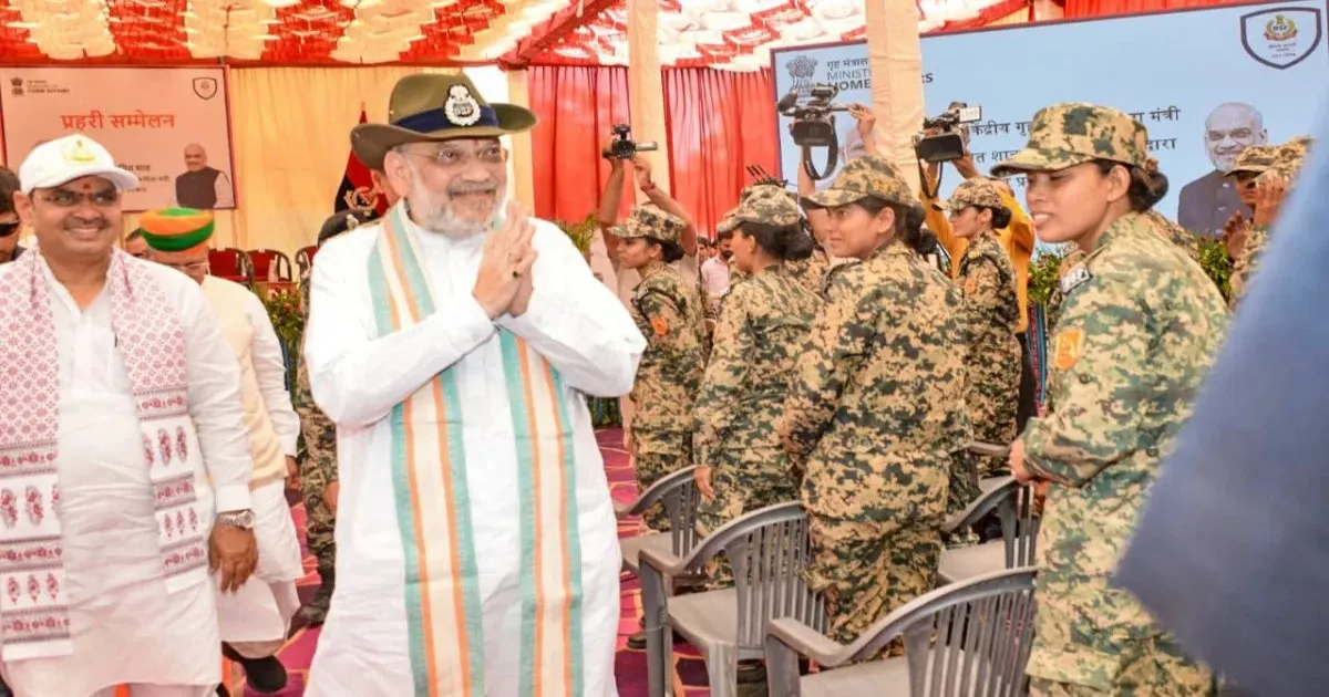 Amit Shah Visits BSF Sanchu Post, Reviews Border Security Operations In Rajasthan