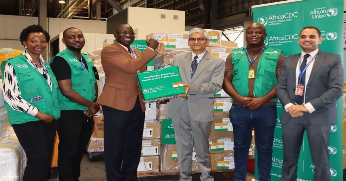 Africa CDC Thanks India for Ebola Medical Supplies Sent to Combat DRC Outbreak