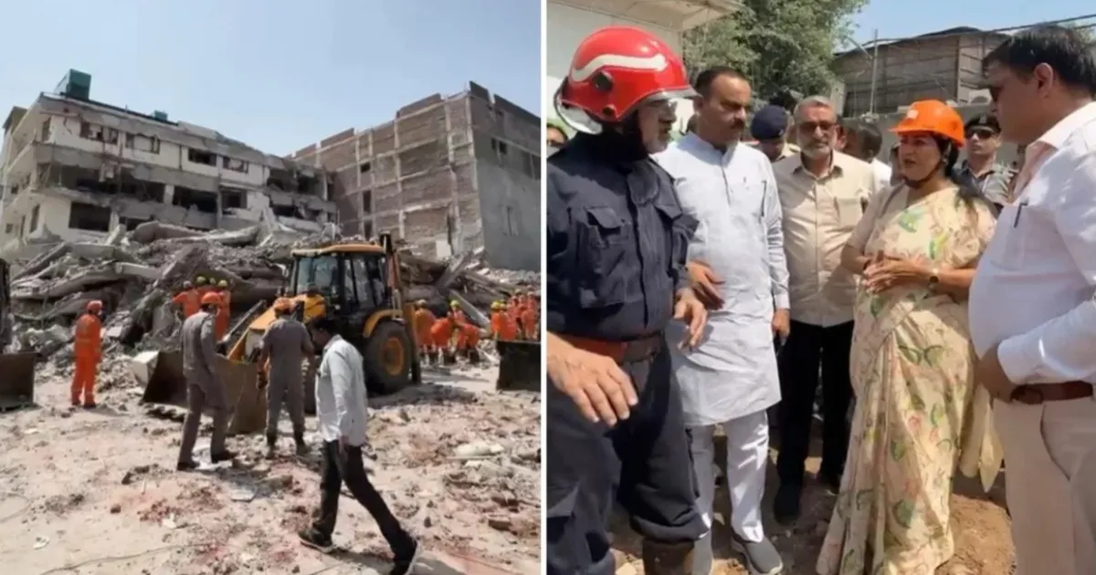 Delhi Building Collapse: Rekha Gupta Reviews Rescue Operation, Orders Crackdown