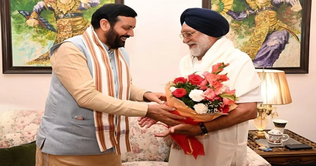 Haryana CM Saini Meets Bhupinder Singh Dhillon in Chandigarh Ahead of Punjab Elections